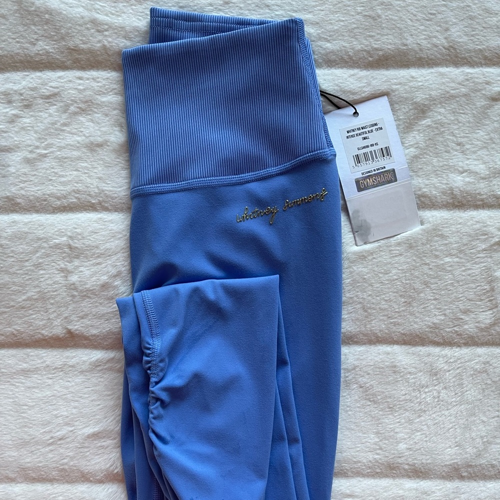 NWT Gymshark x Whitney Simmons Rib Waist Leggings- size XS